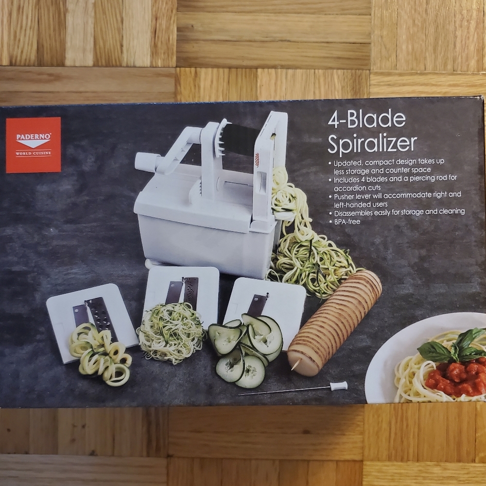 Paderno 4-Blade Spiralizer
